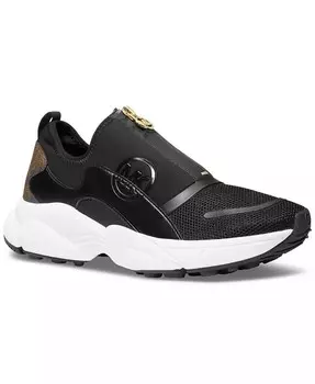 Женские беговые кроссовки MMK Sami Zip Trainer Michael Kors, коричневый