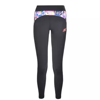 Женские беговые леггинсы Agate черные BODYCROSS, черный