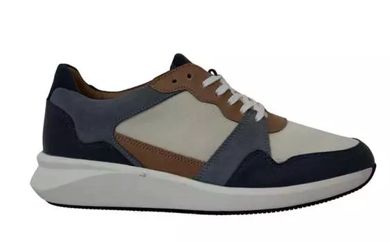 Женские бело-синие кроссовки rio run Clarks, синий