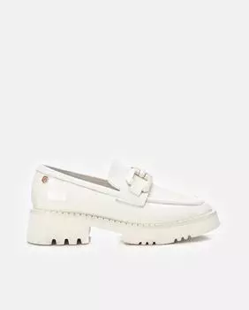 Женские белые кожаные мокасины Carmela, белый