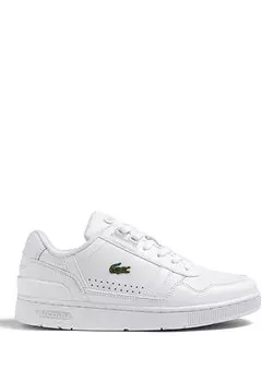 Женские белые кроссовки t-clip Lacoste