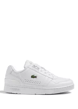 Женские белые кроссовки t-clip Lacoste