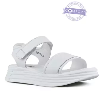 Женские белые повседневные сандалии на платформе Tendenz