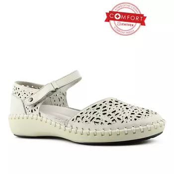 Женские белые повседневные сандалии на платформе Tendenz