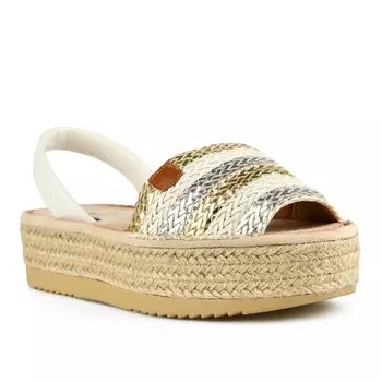 Женские белые повседневные сандалии на платформе Tendenz