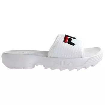 Женские белые шлепанцы Disruptor Slide Fila, белый