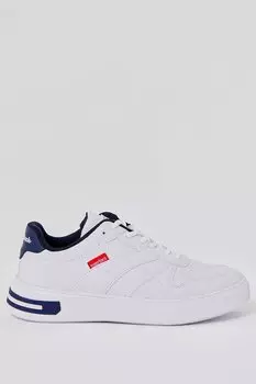 Женские белые, темно-синие спортивные туфли на шнуровке с подошвой Faylon TONNY BLACK