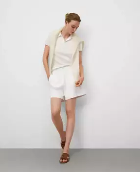 Женские бермуды с эластичным поясом Adolfo Dominguez, белый