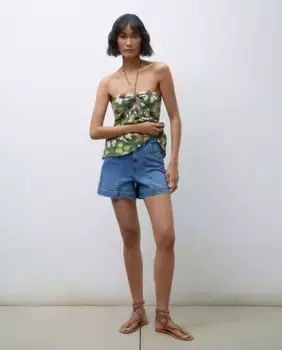 Женские бермуды с передним швом Tintoretto, серый