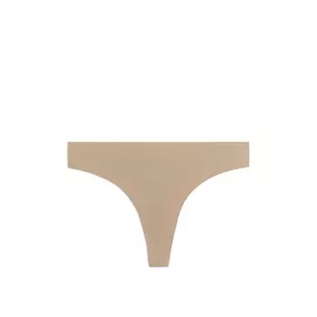 Женские бесшовные трусы-стринги Arket эластичные, темно-коричневый