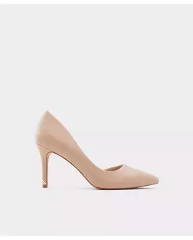 Женские бежевые туфли с золотой деталью на каблуке Aldo, бежевый