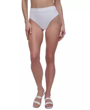 Женские бикини-трусы с высокой посадкой DKNY, белый
