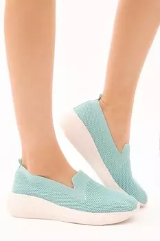 Женские бирюзовые удобные кроссовки на шнуровке TONNY BLACK, бирюзовый