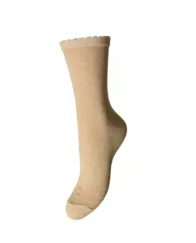 Женские блестящие носки Pieces, естественный