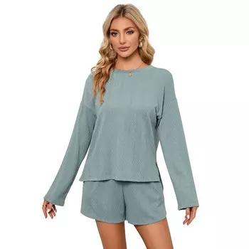 Женские блузки-фонарики с длинными рукавами, рубашки с воротником-стойкой, однотонные топы с рюшами в швейцарский горошек Kojooin, черный