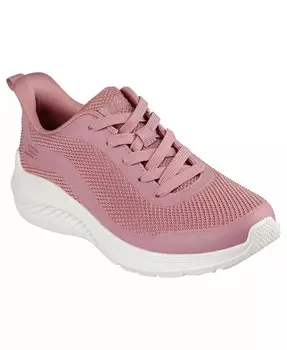Женские бобы Sport Squad — повседневные кроссовки Waves от Finish Line Skechers, розовый
