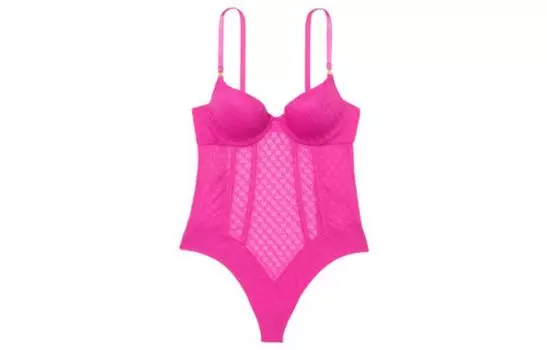 Женские боди Victoria's Secret, розовый/фиолетовый