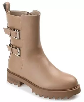 Женские боевые ботинки Yasmine Journee Collection, коричневый