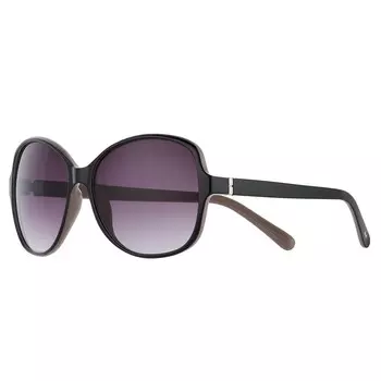 Женские большие квадратные солнцезащитные очки LC Lauren Conrad Bayside, черный