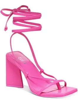 Женские босоножки Alana из искусственной кожи с завязками на щиколотке Bar III, цвет pink smooth