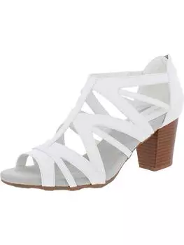 Женские босоножки Amaze из искусственной кожи с открытым носком Easy Street, белый