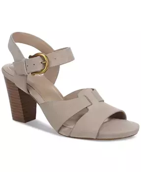 Женские босоножки Angellina на устойчивом каблуке Giani Bernini, коричневый/бежевый