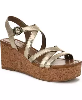 Женские босоножки Aurora на платформе с открытым носком и переплетением ремешков Blowfish Malibu, золотой