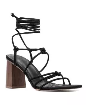 Женские босоножки Bailey на блочном каблуке из дерева New York & Company, черный