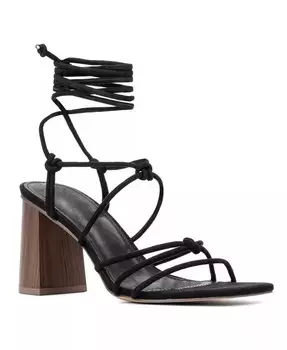 Женские босоножки Bailey на деревянном блочном каблуке New York & Company, черный