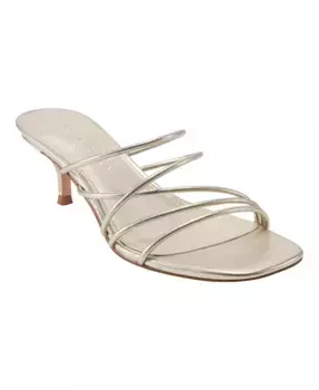 Женские босоножки Banna на низком каблуке с ремешками Marc Fisher LTD, золотой