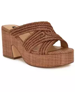 Женские босоножки Bemay с открытым носком Nine West, коричневый