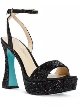 Женские босоножки Beth, украшенные стразами Betsey Johnson, черный