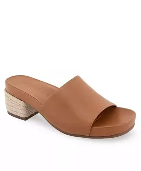 Женские босоножки без шнуровки Clark на каблуке Chucky Aerosoles, бежевый