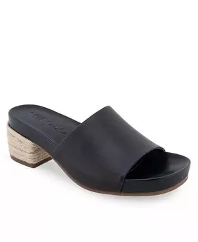 Женские босоножки без шнуровки Clark на каблуке Chucky Aerosoles, черный