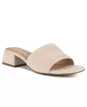 Женские босоножки без шнуровки на блочном каблуке Uniform 3 Sugar, бежевый