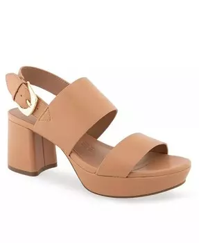 Женские босоножки Camilia на каблуке-лодочке Aerosoles, бежевый