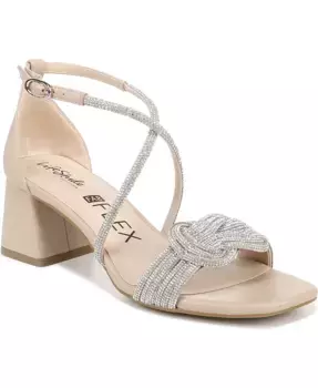 Женские босоножки Captivate Strappy на квадратном каблуке LifeStride, коричневый/бежевый