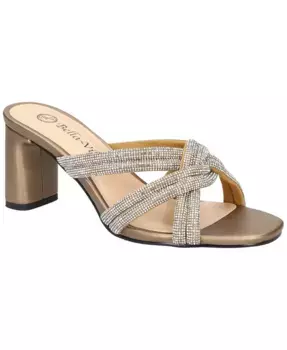 Женские босоножки Carmen на каблуке без застежки Bella Vita, коричневый