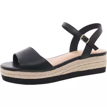 Женские босоножки Charizma из искусственной кожи на танкетке и платформе Madden Girl, цвет black pari