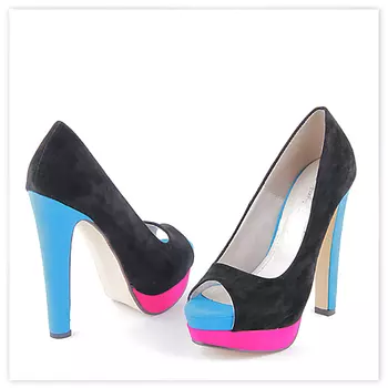 Женские босоножки черные Tendenz