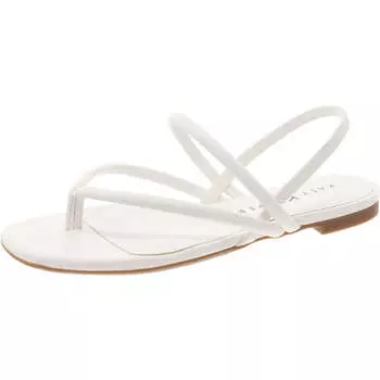 Женские босоножки Claire Sandal на плоской подошве с открытой пяткой Katy Perry, цвет optic white