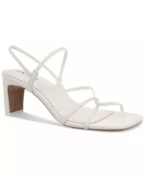 Женские босоножки Cloverr на блочном каблуке с ремешками On 34th, белый