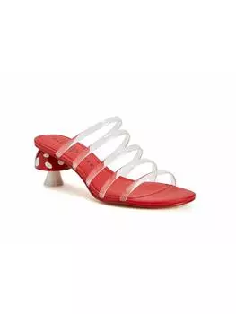 Женские босоножки Cremini Sandal с открытым носком и грибовидным каблуком Katy Perry, цвет clear