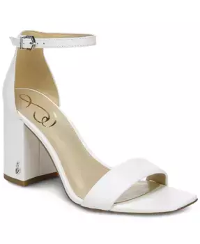 Женские босоножки Daniella на блочном каблуке, комплект из двух частей Sam Edelman, белый