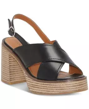 Женские босоножки Delmie на платформе с ремешком на пятке Lucky Brand, черный