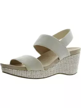 Женские босоножки Delta Solid с ремешком на щиколотке и танкеткой LifeStride, цвет almond miilk