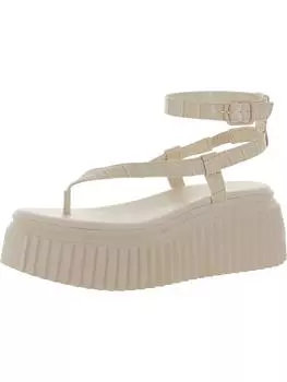 Женские босоножки Elana на платформе с пряжкой и ремешком на щиколотке Circus by Sam Edelman, цвет vanilla