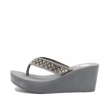 Женские босоножки Etta Wedge в сером цвете Yellow Box, серый