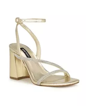 Женские босоножки Gaden на блочном каблуке с квадратным носком Nine West, желтый