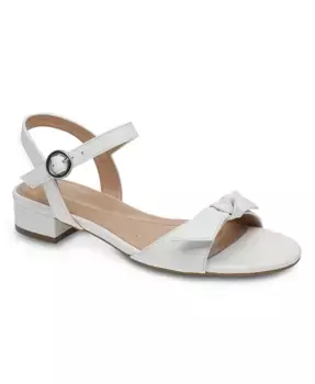 Женские босоножки Ginova на квадратном каблуке с круглым носком Easy Spirit, белый